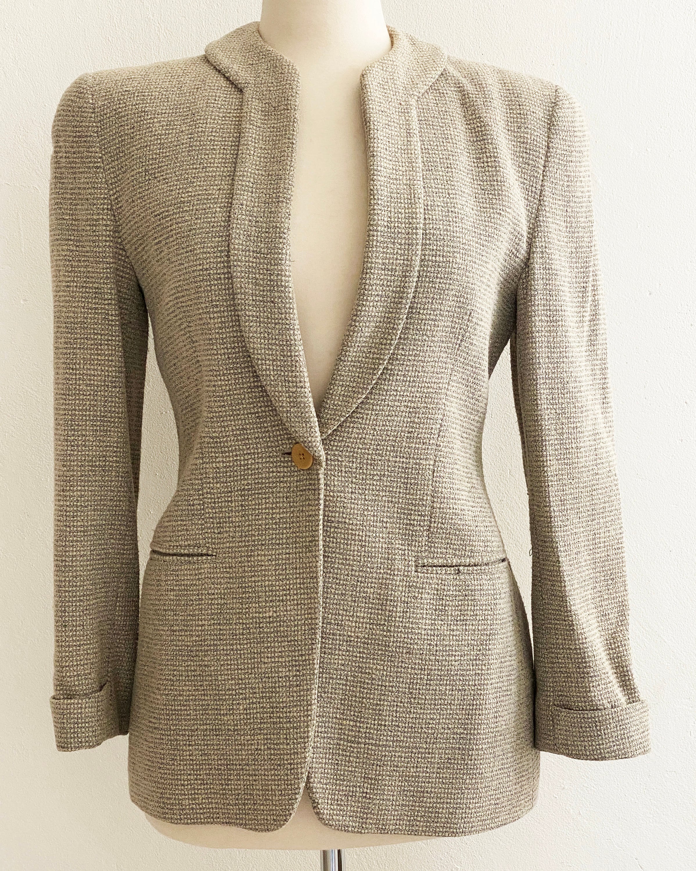 Giorgio Armani Tweed Jacket - Etsy