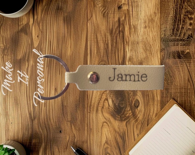 Custom Leather Keychain Personalized for Special Occasions