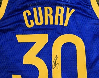 Stephen Curry Signed Golden State Warriors Jersey w coa