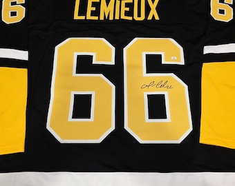 Mario Lemieux Pittsburgh Penguins NHL Signed Autographed Jersey COA