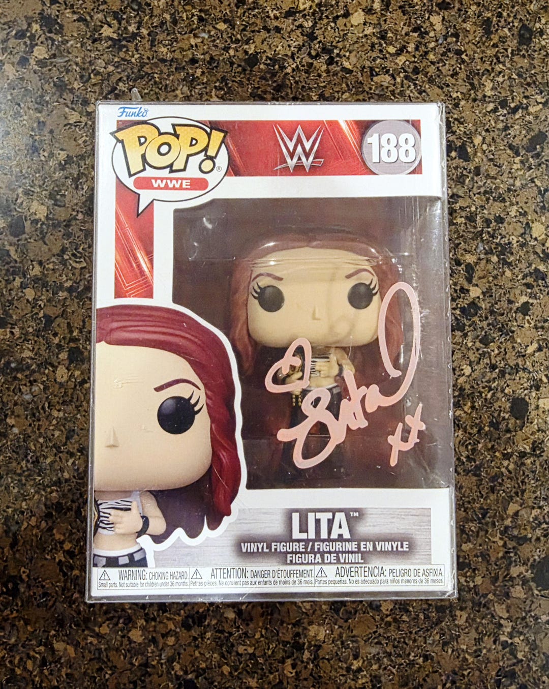 Pop 188 Lita WWE Champion Signed Funko Pop #188 W COA - Etsy