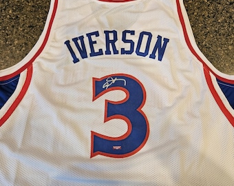 Camisa Allen Iverson Philadelphia 76ers com coa