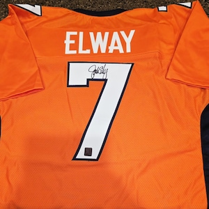 John Elway NFL HOF Signed Denver Broncos Jersey w coa