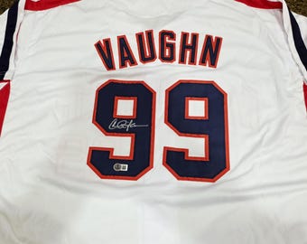 Charlie Sheen Signed Cleveland Indians Jersey Major League Wild