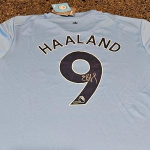 Erling Haaland Signed Autographed Jersey w coa