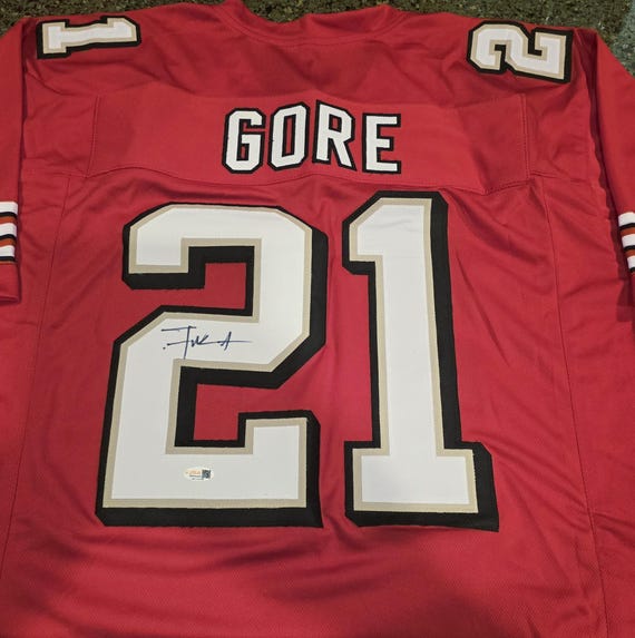 Frank Gore NFL Signed Autographed San Francisco 49ers Jersey W Coa