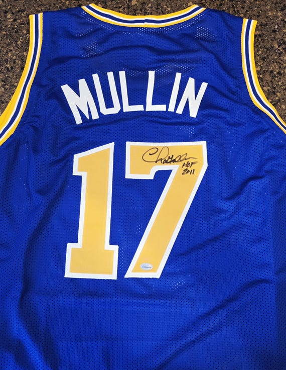Chris Mullin NBA Golden State Warriors Jersey W Coa - Etsy