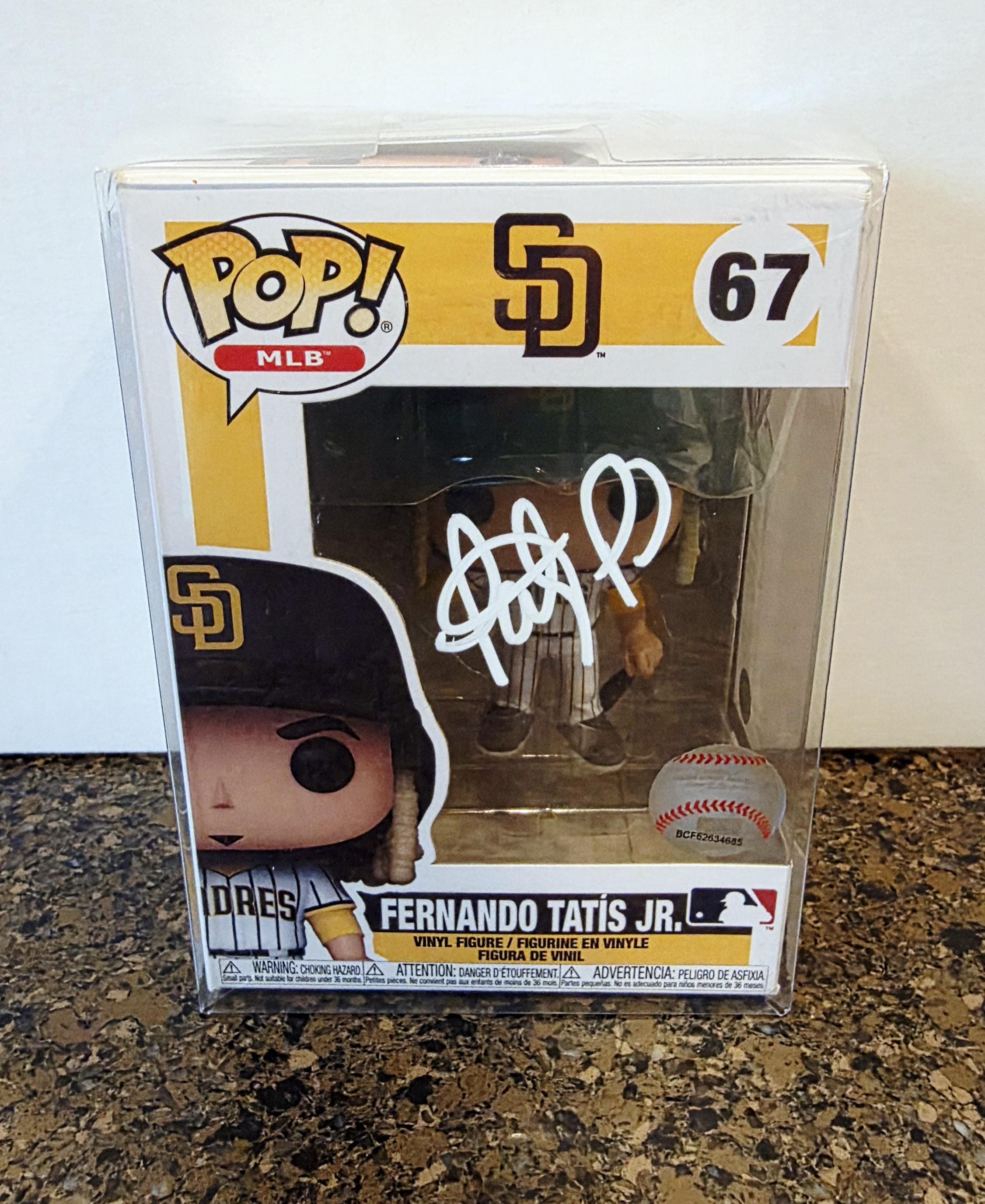 Fernando Tatis Jr MLB Superstar Signed San Diego Padres Funko Pop