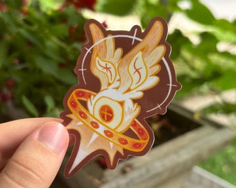 Golden Angel Sticker