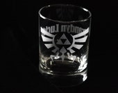 Personalisierte Rocks Glass - Laser graviert