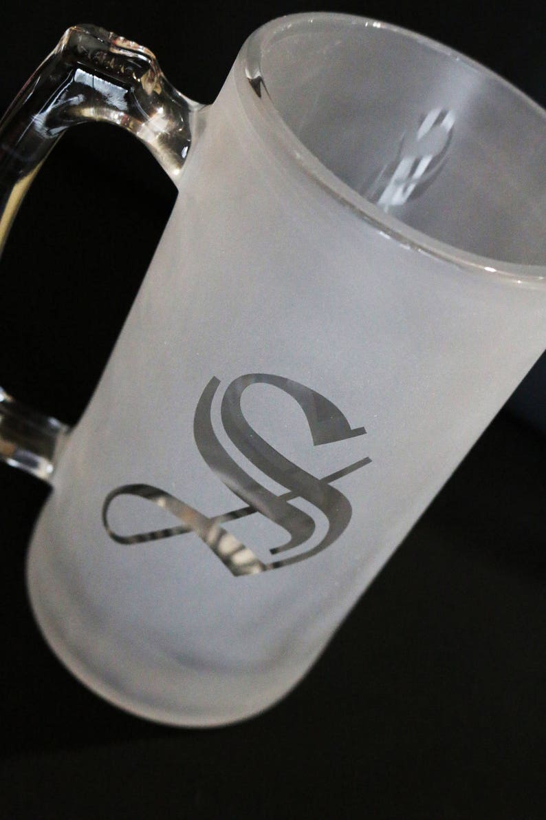 Father/'s Day Gift Gift for Dad Personalized 25 oz Frosted Glass Beer Mug