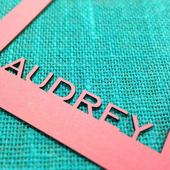Personalized Laser Cut 5x7 Mat Board Cutout Frame Etsy