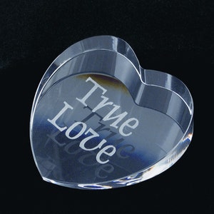 Personalized Crystal Paperweight  - 5 New Designs! - Laser Engraved