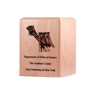 Personalized Maple Pen & Pencil Holder - Laser Engraved