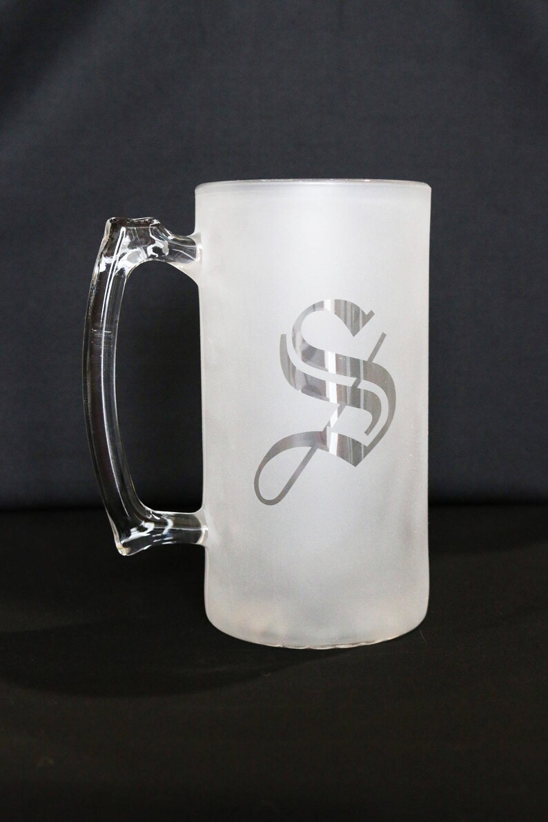 Father/'s Day Gift Gift for Dad Personalized 25 oz Frosted Glass Beer Mug