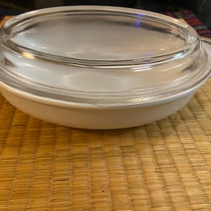 Corning Ware P-14-B Mini Oval Gryta med PYREX 14C Lock ~ Corningware 355 ml ~