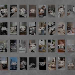 40 Faceless Marketing Reels for Entrepreneurs | Aesthetic Vertical Videos for Instagram & TikTok | DFY Canva Templates| Viral Faceless Content for Digital Creators | PLR MRR Resell Rights | Editable Faceless Marketing Videos | No Sound, Ready to Post | Calm Luxury Aesthetic for Social Media Managers, Marketers & Small Business Owners