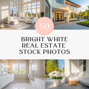 Bright White Real Estate Stock Photos | 50 Home Images for Marketing