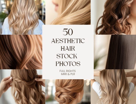 Hair Stock Photos | 70 Modern Hair Salon & Stylist Branding Images | Hair Professionals Bundle | Hairstylist Photos | PLR MRR