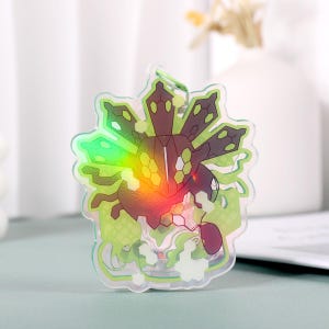 Zygarde Shaker Charm, portachiavi olografico bifacciale