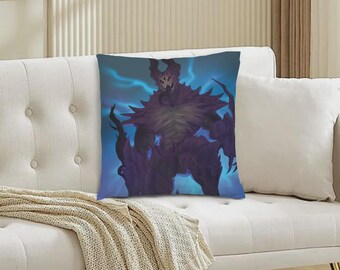 Dragon Age Pride Demon Throw Pillow Cover