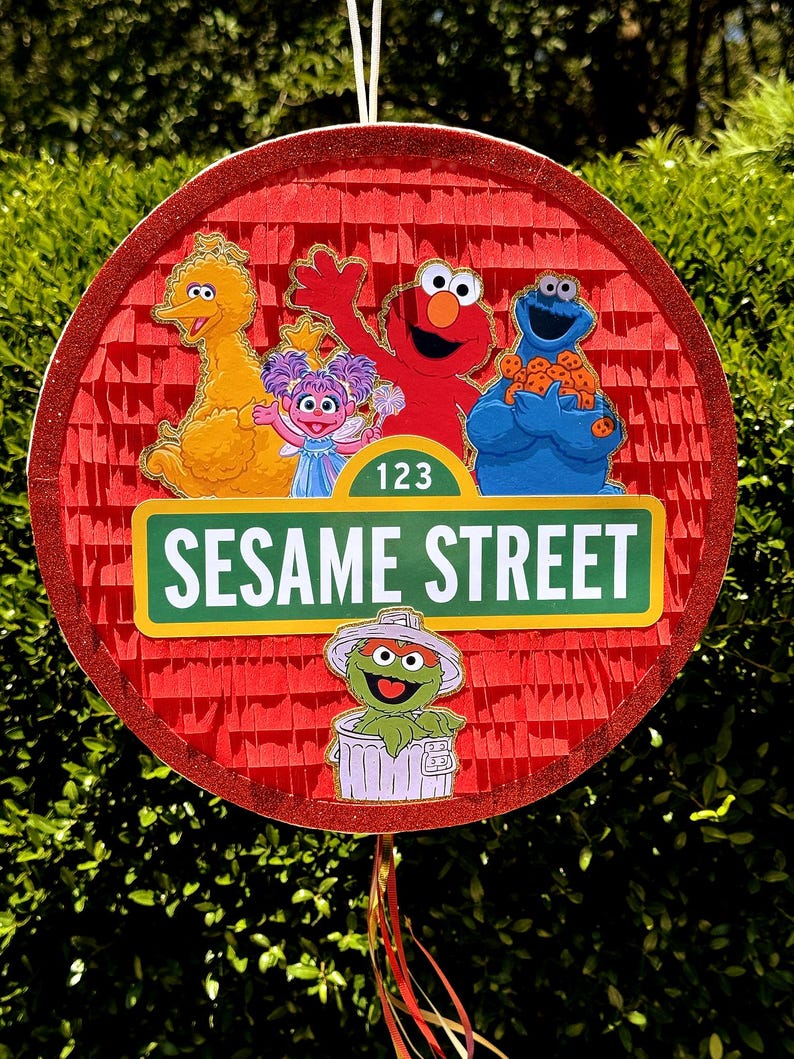 Pinata Rond Piñata - Custom Theme - 13 Inches Round - Etsy