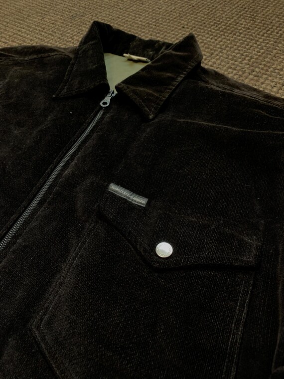 Veste Rembourrée En Velours Noir Vintage Dolce&Gabbana - Taille 36 (S) - Occasion Très Bon état