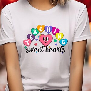 Valentines Day Teacher Shirt, Teaching Sweethearts Teacher Shirts, Teacher Valentines Day Gift,Love Teacher Shirt,Valentines Day Sweatshirt