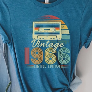 Vintage 1966 Shirt, 59th Birthday Gift For Men, 59th Birthday Best Friend, 59th Bday, Sixties Shirt, Turning 59 Birthday Gift, Born in 1966