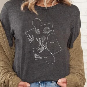 Autism Awareness Shirt, Gift for Special Education Teacher, ASD and SPD Apparels, Puzzle Piece Shirt, Autism Month Tees, SPED Gift, Support