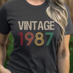 38th Birthday Gift Shirt, Vintage 1987 Birthday Shirt, 38th Birthday Shirts, Classic 1987 Shirt, All Original Parts, Limited 1987 Tee, 1987