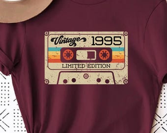 Vintage 1995 Shirt,30th Birthday Shirt,Vintage 1995 Birthday Shirts,30th Birthday Gifts For Men,30th Birthday Gifts For Women,Birthday Year#