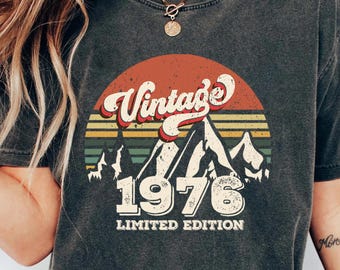 49th Birthday Gifts Shirt, Vintage 1976 Birthday Shirt, 49th Birthday Shirts, 49th Birthday Gifts for Men, 49th Birthday Gifts for Women Tee