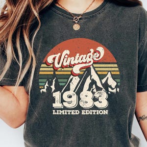 1983 Vintage Shirt, 1983 Birthday Shirt, 42nd Birthday Gift, 42nd Birthday Gift Shirt, 1983 Vintage Tee, 1983 Retro Shirt, Vintage Birthday