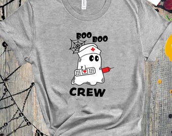 Boo Shirt, Boo Crew Shirt, Halloween Shirt, Cute Halloween shirts, Halloween Nurse Shirts, Funny Halloween Shirts, Cute Nurse Shirt
