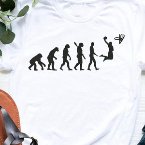 Basketball Shirt, Sport Shirt, Basketball Lover Shirt, Gift For Boy Friend, Basketball Evolution Tee, Basketball Love, Basketball Player Tee