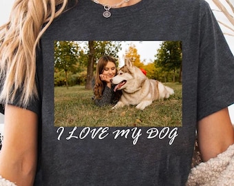 Custom Photo Shirt, Custom Shirt, Custom Picture T-Shirt, Birthday Photo Shirt, Holiday Gift, Family Picture Tee, Custom Photo Gift Shirt