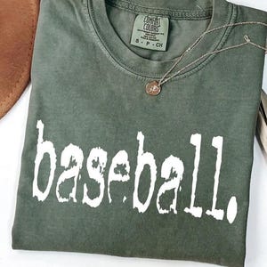Comfort Colors® Baseball Season T-shirt, Game day Baseball Shirt, College Baseball Tee, Gift for Mom, Gift for Father&#39;s Day,College Game Day