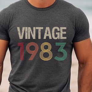 1983 Vintage Shirt, 1983 Birthday Shirt, 42nd Birthday Gift,42nd Birthday Gift Shirt, 1983 Vintage Tee, 1983 Retro Shirt, Vintage Birthday