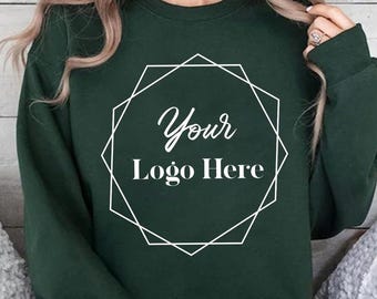 Custom Company Logo Sweatshirt, Custom Design Sweatshirts, Personalized Logo Hoodies, Custom Double Sided Print Shirts, Custom Text Shirts