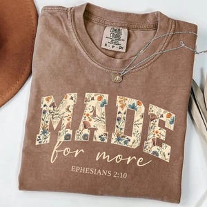 Comfort Colors® Bible Verse Shirt, Cute Christian Shirt For Women,Jesus Shirt,Christian Gift, Christian Christmas Shirt,Love and Grace Shirt
