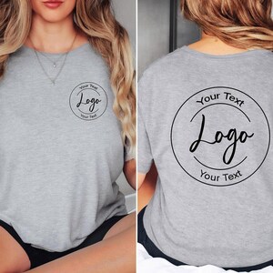 Comfort Colors® Business Logo Shirt, Personalized Company Shirt, Custom Logo Shirt, Company Logo Shirts,Personalized Logo,Custom Brand Shirt imagen 6