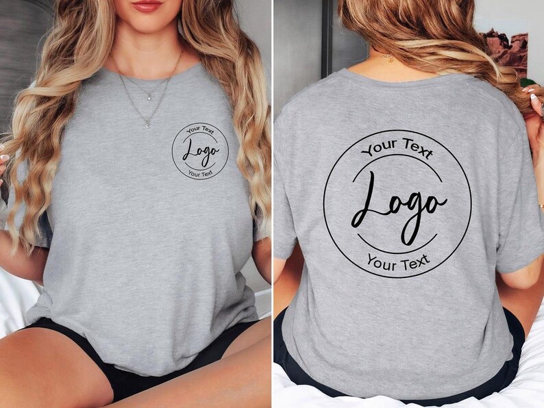 Comfort Colors® Business Logo Shirt, Personalized Company Shirt, Custom Logo Shirt, Company Logo Shirts,Personalized Logo,Custom Brand Shirt imagen 6