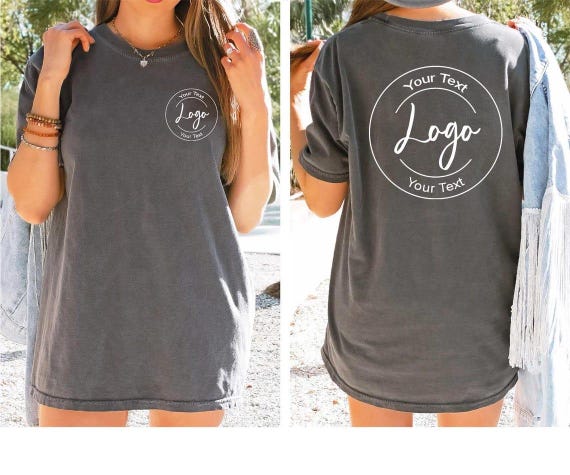 Comfort Colors® Business Logo Shirt, Personalized Company Shirt, Custom Logo Shirt, Company Logo Shirts,Personalized Logo,Custom Brand Shirt