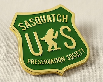 Sasquatch Preservation Society Bigfoot | Enamel Lapel Pin