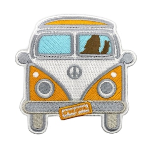 Oregon Peace Bigfoot Micro Bus Van | Iron-on Embroidered Patch