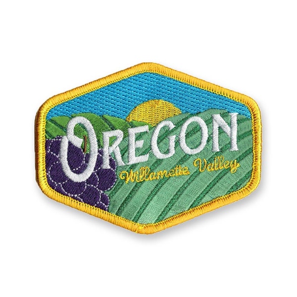 Oregon Willamette Valley Vintage | Embroidered Patch