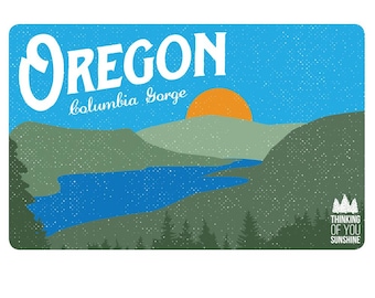 Oregon Columbia Gorge Vintage | Postcard 3 Pack
