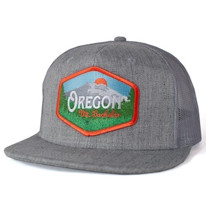 Oregon Mt Bachelor Vintage | Flat bill snapback hat