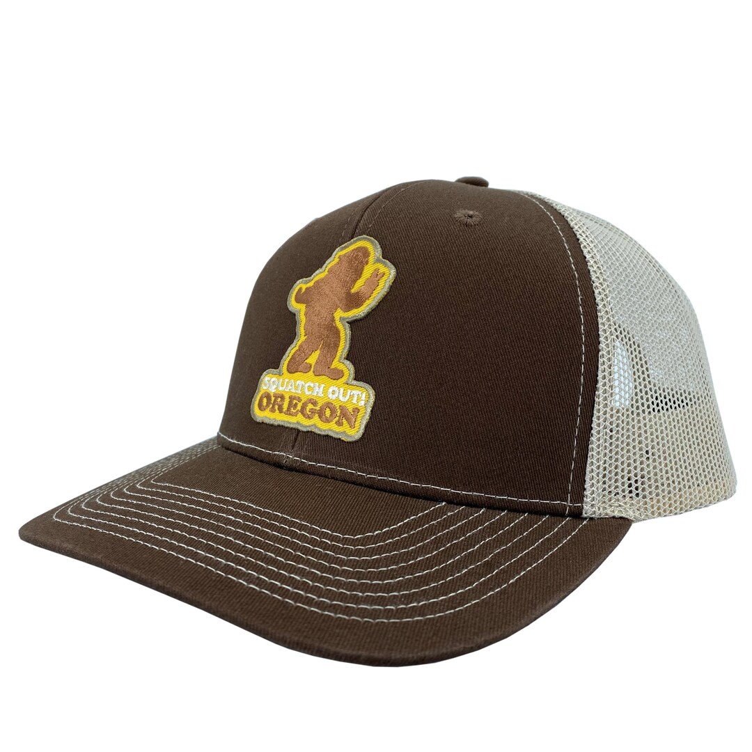 Squatch Out Oregon Bigfoot | Curved Bill Snapback Hat - Etsy